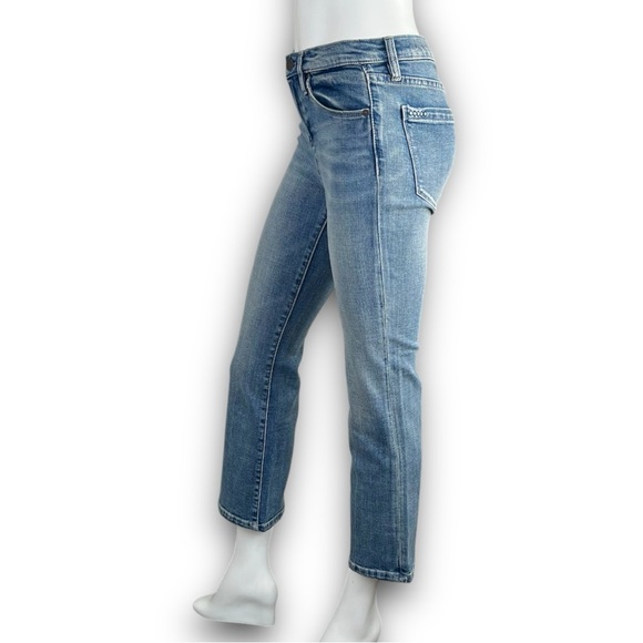 NWT BLANKNYC Kick Flare Crop Jeans Medium Wash Classiccore Closet Staple Size 27 - Picture 7 of 16